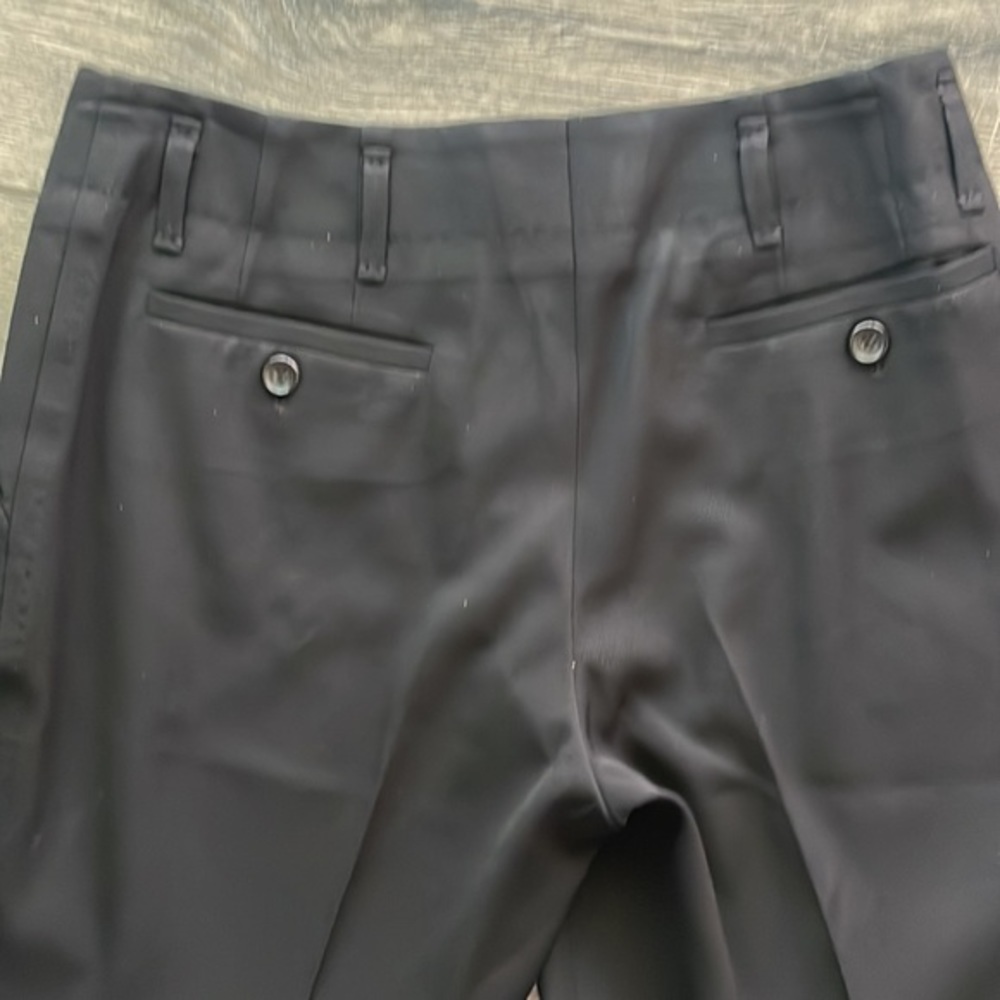 ESCADA pants trousers size 34 or 4 or XS black career Pleated - Picture 12 of 13